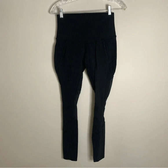 lululemon athletica Pants - Lululemon  Black High Rise Legging Mesh 4